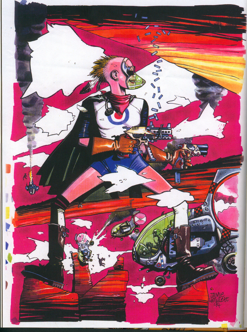 Illustration for article titled Tank Girl Wants To Dominate Your Coffee Table